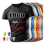 Custom Polyester Running T Shirt 2025 - Bulk Blank Workout Tee with Custom Printing