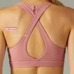 Ribbed 4-Way Stretch Sports Bra 2025: Cross Back Design for Ultimate Gym Performance