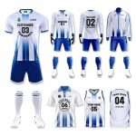 Custom Football Jersey Set 2025 - Quick Dry Retro Mens Team Training Soccer Uniform