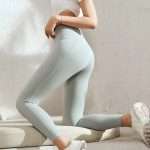 MIQI Soft Nylon Yoga Pants 2025: High Waist Wide Leg with Pocket & Tummy Control