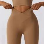 Custom OEM MIQI Spandex Yoga Leggings 2025 - Tummy Control & V Waist Design