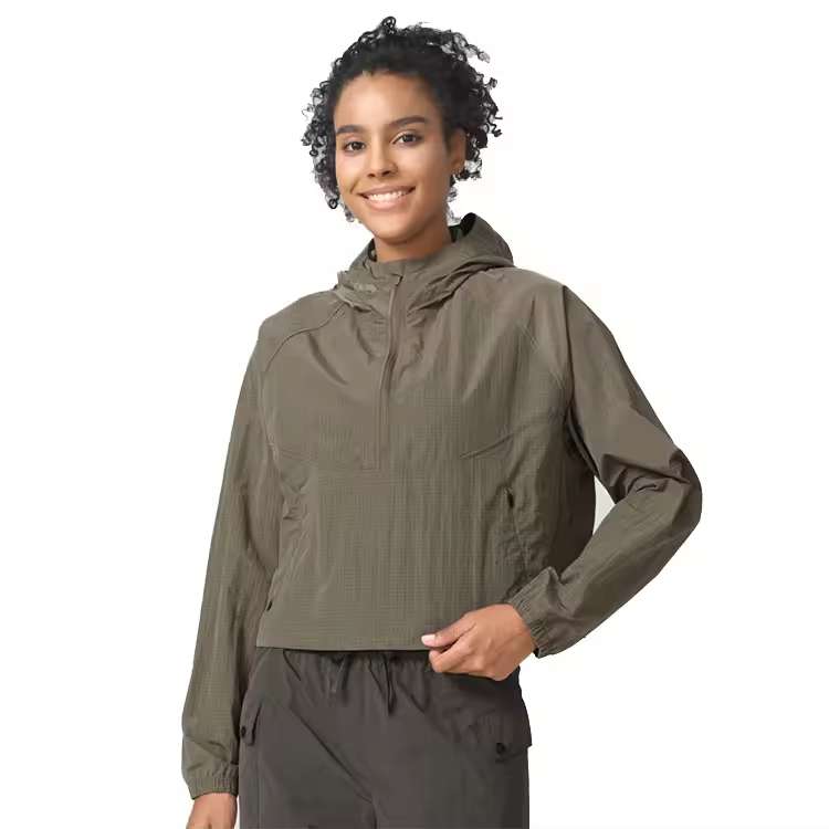 Custom Nylon Windbreaker 2025: Lightweight Hooded Jacket with Pocket for Outdoor Sports