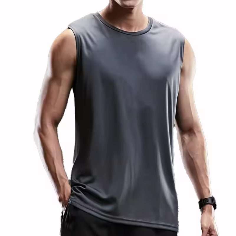 Mens Lightweight Spandex Tank Top 2025: Quick-Dry Gym & Running Shirt