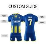 Custom Football Jersey Set 2025 - Quick Dry Retro Mens Team Training Soccer Uniform