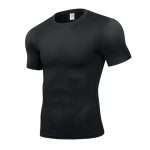 OEM Custom Compression Shirt 2025: Quick-Dry, Elastic Men's Fitness Wear