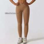Custom OEM MIQI Spandex Yoga Leggings 2025 - Tummy Control & V Waist Design
