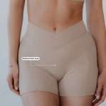 Custom Logo Nylon Shorts 2025: High V Waist, Butt Lifting & Pockets