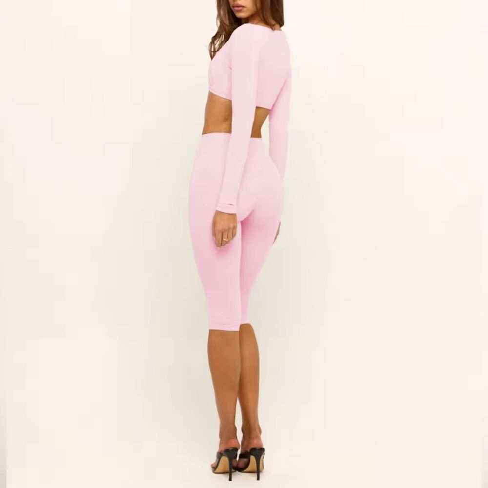 Custom V Neck OEM Yoga Top 2026: Quick Dry Long Sleeve Workout Top for Women