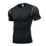 OEM Custom Compression Shirt 2025: Quick-Dry, Elastic Men's Fitness Wear