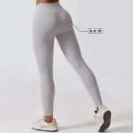 Custom OEM MIQI Spandex Yoga Leggings 2025 - Tummy Control & V Waist Design