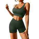 Custom Seamless OEM Women Workout Set 2025: Long Sleeve Top & Leggings
