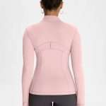 OEM Custom Lulu Style Yoga Jacket 2025: Slim Fit, Sweat Wicking & Stand Collar Design