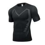 OEM Custom Compression Shirt 2025: Quick-Dry, Elastic Men's Fitness Wear