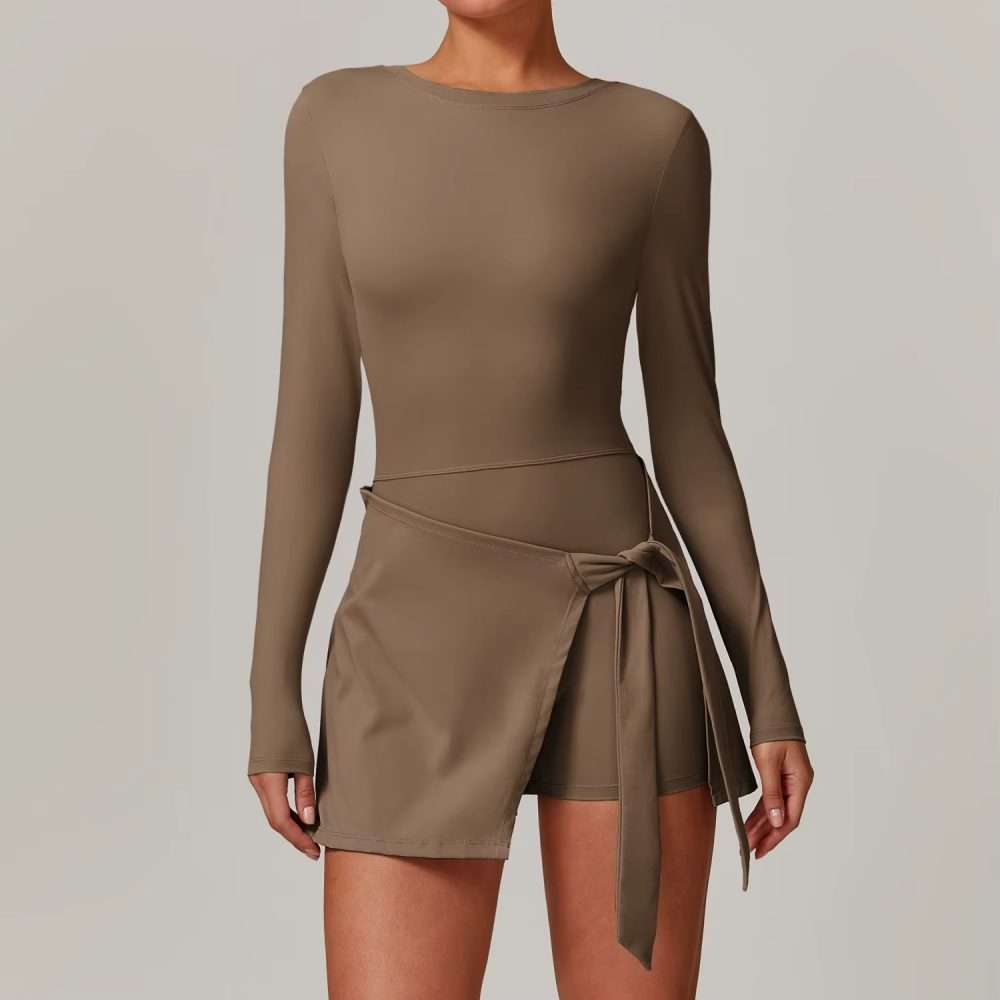 Custom Tennis Golf Dress 2026: Quick-Dry Long Sleeve Workout Outfit for Women