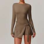Custom Tennis Golf Dress 2026: Quick-Dry Long Sleeve Workout Outfit for Women
