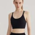 Custom Logo Womens Yoga Bra 2025: Cross Back, Fixed Cup, Shockproof Design