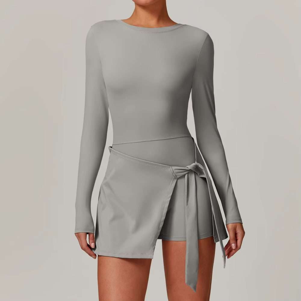 Custom Tennis Golf Dress 2026: Quick-Dry Long Sleeve Workout Outfit for Women