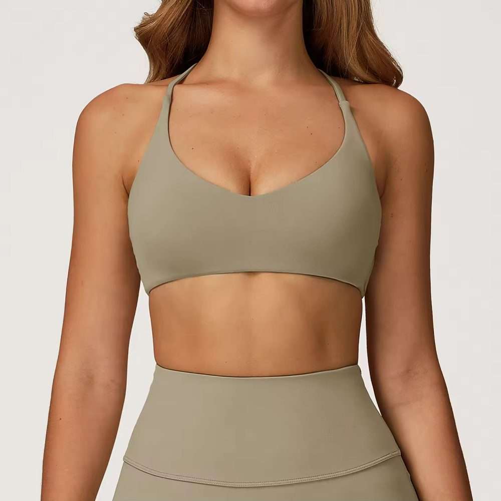 Custom OEM Women Workout Set 2025: Long Sleeve Top, Sports Bra & High Waist Leggings