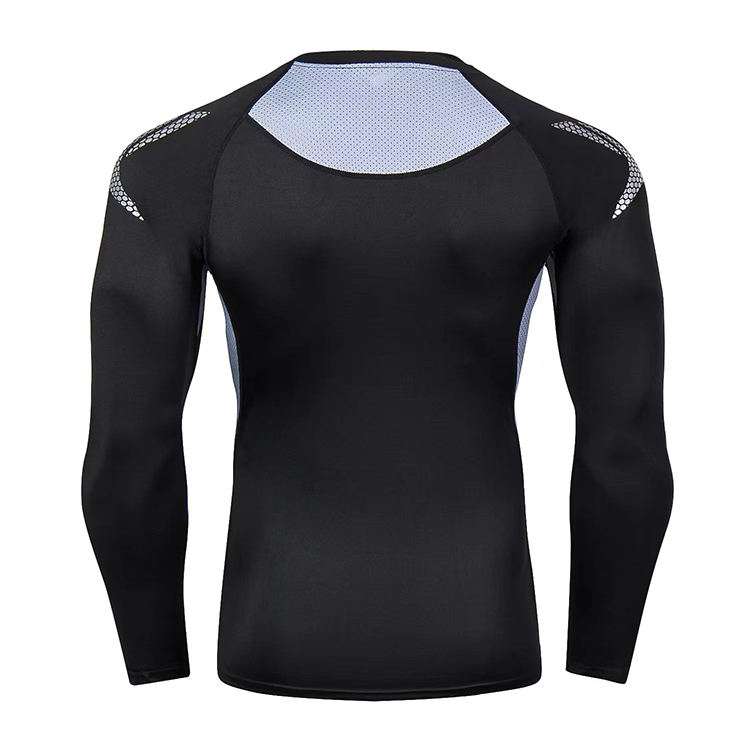 custom long sleeve compression training top