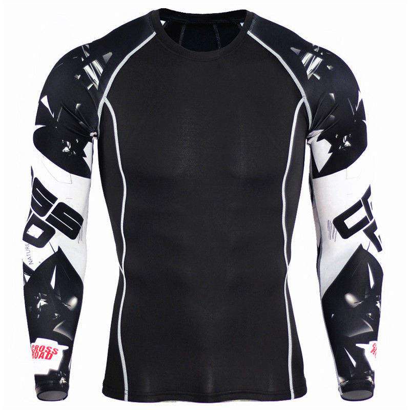 custom mens long sleeve mma rash guard