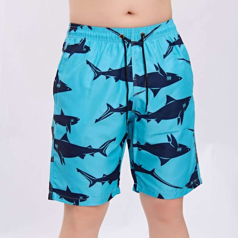custom mens printed quick dry training shorts